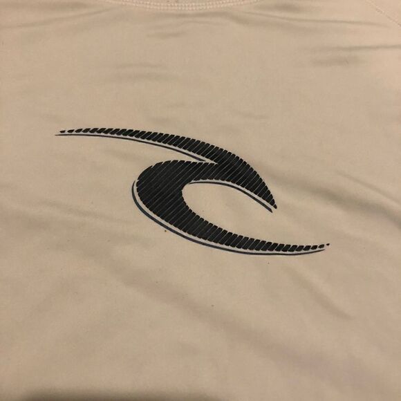 RIP CURL white surfers beach UPF 50+ shirt tee top short sleeve - Picture 3 of 5